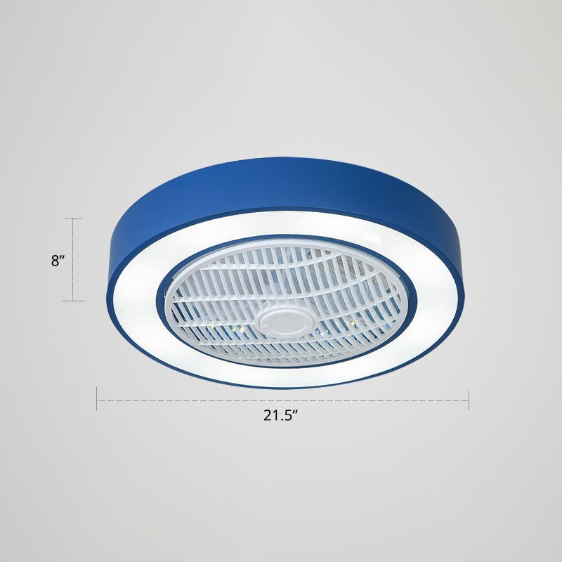 21 5 W Nordic Round Ceiling Fan Light