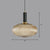 Bottle Shaped Dining Room Pendulum Light Ribbed Glass 1-Light Minimalist Hanging Light Fixture Cognac Clearhalo 'Ceiling Lights' 'Glass shade' 'Glass' 'Modern Pendants' 'Modern' 'Pendant Lights' 'Pendants' Lighting' 2423060