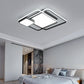 Square Acrylic Ceiling Light Fixture Minimalism Black LED Flush Mount Lighting for Bedroom Clearhalo 'Ceiling Lights' 'Close To Ceiling Lights' 'Close to ceiling' 'Flush mount' Lighting' 2423293