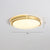 Nordic Ceiling Flush Light Round Flush Mount LED Light with Acrylic Shade for Bedroom Gold 15" Clearhalo 'Ceiling Lights' 'Close To Ceiling Lights' 'Close to ceiling' 'Flush mount' Lighting' 2423967