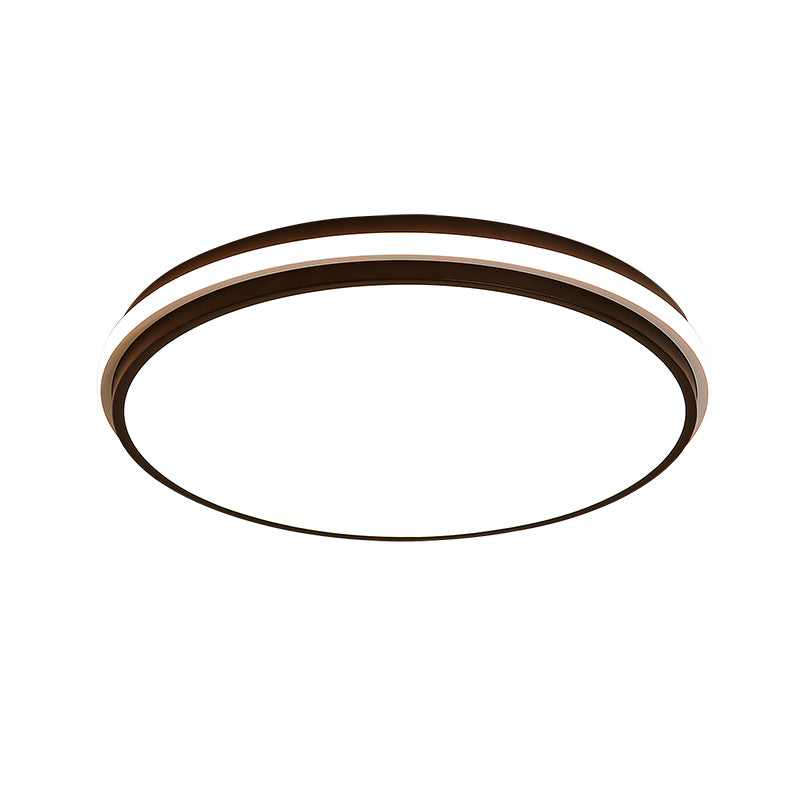 Simple Round Flush Mount Recessed Lighting Acrylic Bedroom LED Ceiling Light Fixture Clearhalo 'Ceiling Lights' 'Close To Ceiling Lights' 'Close to ceiling' 'Flush mount' Lighting' 2424030