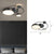 Minimalist LED Flush Mount Fixture Orbit Design Ceiling Lighting with Acrylic Shade Black White Clearhalo 'Ceiling Lights' 'Close To Ceiling Lights' 'Close to ceiling' Lighting' 2424090