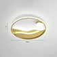 Sunrise and Sea Ceiling Light Artistic Metal Bedroom LED Flush Mount with Halo Ring Gold 19.5" White Clearhalo 'Ceiling Lights' 'Close To Ceiling Lights' 'Close to ceiling' 'Flush mount' Lighting' 2424317