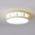 Contemporary Round Ceiling Fixture with Carousel Acrylic Flush Mount Light for Kindergarten White Clearhalo 'Ceiling Lights' 'Close To Ceiling Lights' 'Close to ceiling' 'Flush mount' Lighting' 24244