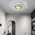 Small Ceiling Flush Mount Light Minimalist Acrylic Foyer LED Flushmount Lighting in Gold Gold White Round Clearhalo 'Ceiling Lights' 'Close To Ceiling Lights' 'Close to ceiling' 'Flush mount' Lighting' 2424607