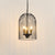 Birdcage Living Room Pendant Chandelier Traditional Metal 3 Lights Black Hanging Fixture with Candle Shade Black Clearhalo 'Ceiling Lights' 'Chandeliers' Lighting' options 2426711_07f1707d-0c34-441d-bdf0-7b6b07fc96a9