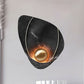 Resin Shell Shaped Wall Lamp Single Head Modern Metal LED Wall Lighting in White/Black Light Clearhalo 'Modern wall lights' 'Modern' 'Wall Lamps & Sconces' 'Wall Lights' Lighting' 242974
