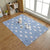 Multi Colored Solid Color Rug Cotton Relaxing Indoor Rug Non-Slip Backing Pet Friendly Easy Care Area Carpet for Bedroom Blue Clearhalo 'Area Rug' 'Modern' 'Rugs' Rug' 2434534