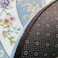 Antique Floral Printed Rug Multicolor Polypropylene Indoor Rug Anti-Slip Backing Pet Friendly Easy Care Carpet for Decor Clearhalo 'Area Rug' 'Rugs' 'Vintage' Rug' 2434877