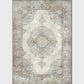 Shabby Chic Geometric Printed Rug Multi Colored Polyster Area Carpet Non-Slip Backing Pet Friendly Indoor Rug for Living Room Light Gray Clearhalo 'Area Rug' 'Rugs' 'Shabby Chic' Rug' 2434889
