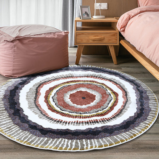 Novelty Geometric Rug Multicolored Polyster Indoor Rug Anti-Slip Backing Pet Friendly Easy Care Area Carpet for Living Room Clearhalo 'Area Rug' 'Rug' 2434970