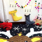 Casual Cartoon Printed Rug Multicolored Cotton Indoor Rug Pet Friendly Stain-Resistant Easy Care Area Carpet for Kids Room Black 4'9" x 6'5" Clearhalo 'Area Rug' 'Rug' 2435191