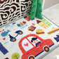 Casual Cartoon Printed Rug Multicolored Cotton Indoor Rug Pet Friendly Stain-Resistant Easy Care Area Carpet for Kids Room Red 4'9" x 6'5" Clearhalo 'Area Rug' 'Rug' 2435194