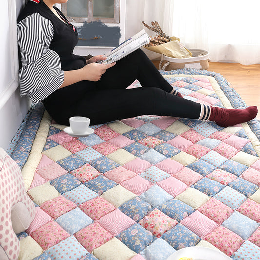 Nordic Plaid Printed Rug Multicolored Cotton Indoor Rug Anti-Slip Pet Friendly Easy Care Area Carpet for Room Clearhalo 'Area Rug' 'Modern' 'Rugs' Rug' 2435214