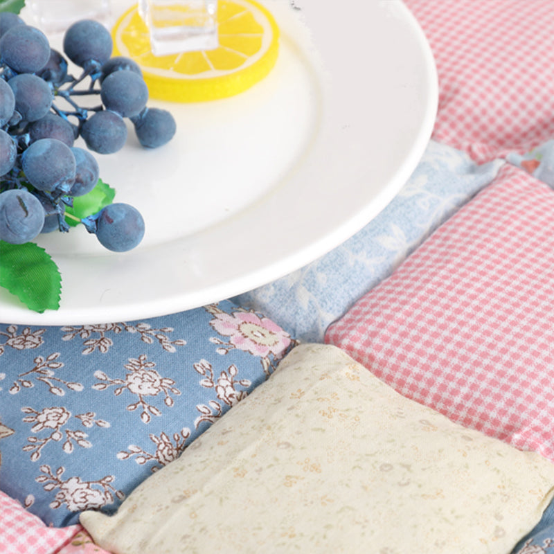 Nordic Plaid Printed Rug Multicolored Cotton Indoor Rug Anti-Slip Pet Friendly Easy Care Area Carpet for Room Clearhalo 'Area Rug' 'Modern' 'Rugs' Rug' 2435219