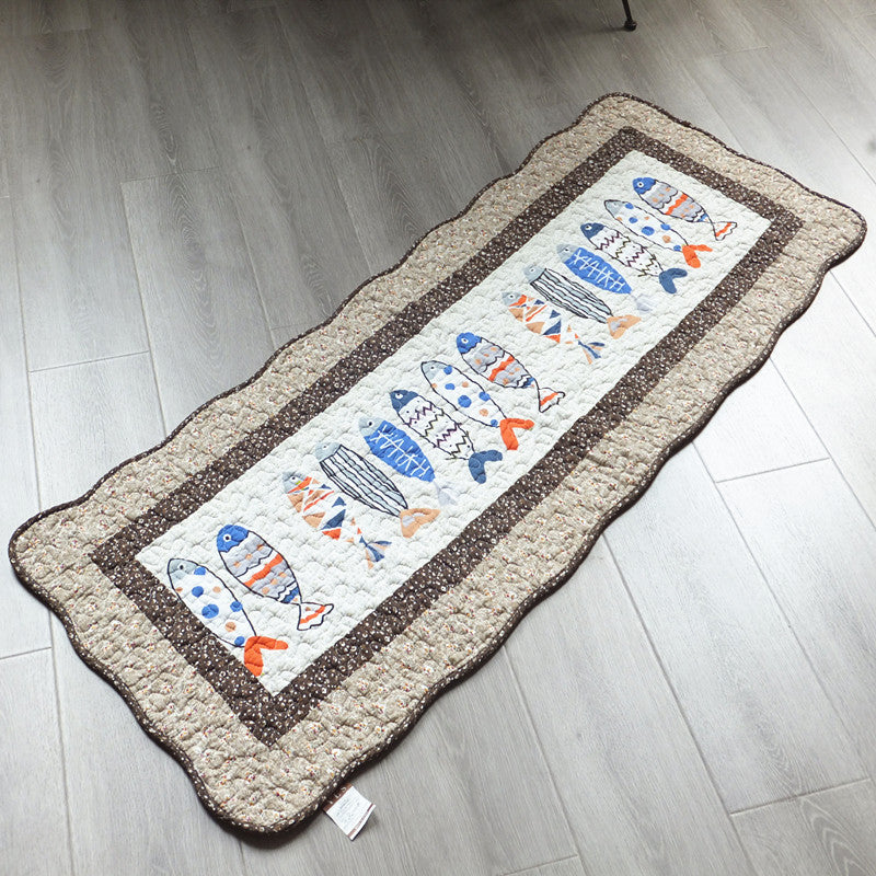 Modern Cartoon Printed Rug Multicolored Cotton Area Carpet Non-Slip Pet Friendly Washable Indoor Rug for Room Clearhalo 'Area Rug' 'Modern' 'Rugs' Rug' 2435235