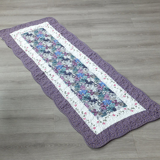 Modern Cartoon Printed Rug Multicolored Cotton Area Carpet Non-Slip Pet Friendly Washable Indoor Rug for Room Purple 1'8" x 4'5" Clearhalo 'Area Rug' 'Modern' 'Rugs' Rug' 2435256