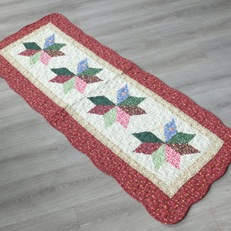 Modern Cartoon Printed Rug Multicolored Cotton Area Carpet Non-Slip Pet Friendly Washable Indoor Rug for Room Brick Red 1'8" x 4'5" Clearhalo 'Area Rug' 'Modern' 'Rugs' Rug' 2435257