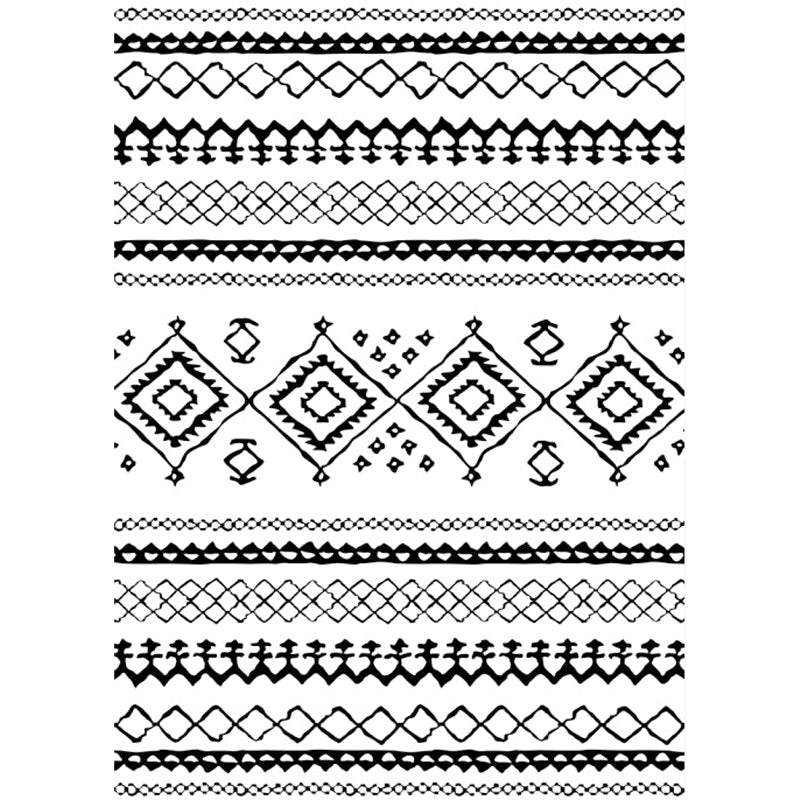 Diamond Geometric Southwestern Rug for Bedroom Synthetic Pet Friendly Area Floor Carpet in Black and White Clearhalo 'Area Rug' 'Rugs' 'Southwestern' Rug' 2436398