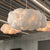 Contemporary Style Cloud Pendant Light Fixture Cotton 1/2/4-Light Dining Room Ceiling Fixture in White, 14"/16" W White Clearhalo 'Ceiling Lights' 'Pendant Lights' 'Pendants' Lighting' 243658_b75dfa11-0685-475c-a72e-02e5561e3b10