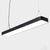 Simple Rectangle Pendant Lighting Metal Office LED Hanging Light with Acrylic Diffuser Black Clearhalo 'Ceiling Lights' 'Modern Pendants' 'Modern' 'Pendant Lights' 'Pendants' Lighting' 2460023