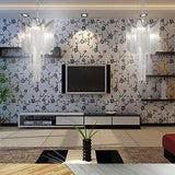 Aluminum Chain Tassel Chandelier Modern Stylish 4-Light Silver Hanging Ceiling Light Clearhalo 'Ceiling Lights' 'Chandeliers' 'Modern Chandeliers' 'Modern' Lighting' 2460133