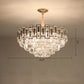 Modern Tiered Tapered Chandelier Clear Crystal Prism Living Room Hanging Ceiling Light Clearhalo 'Ceiling Lights' 'Chandeliers' Lighting' 2460234