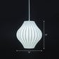 White Lantern Hanging Lamp Japanese Style Single Artificial Silk Pendant Lighting Fixture Clearhalo 'Ceiling Lights' 'Modern Pendants' 'Modern' 'Pendant Lights' 'Pendants' Lighting' 2460661