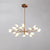 Tree Branches Living Room Ceiling Lamp Acrylic Minimalist LED Chandelier Pendant Light 24 Rose Gold Clearhalo 'Ceiling Lights' 'Chandeliers' 'Modern Chandeliers' 'Modern' Lighting' 2460718