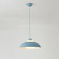 Aluminum Bowl Ceiling Hang Light Macaron Single-Bulb Pendant Lamp with Acrylic Shade Insert Blue 17.5" Clearhalo 'Ceiling Lights' 'Modern Pendants' 'Modern' 'Pendant Lights' 'Pendants' Lighting' 2460858
