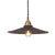 Single Shaded Suspension Lighting Industrial Metal Pendant Ceiling Lamp for Bistro Black Clearhalo 'Art Deco Pendants' 'Black' 'Cast Iron' 'Ceiling Lights' 'Ceramic' 'Crystal' 'Industrial Pendants' 'Industrial' 'Metal' 'Middle Century Pendants' 'Pendant Lights' 'Pendants' 'Rustic Pendants' 'Tiffany' Lighting' 2460926