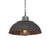 Single Shaded Suspension Lighting Industrial Metal Pendant Ceiling Lamp for Bistro Grey Clearhalo 'Art Deco Pendants' 'Black' 'Cast Iron' 'Ceiling Lights' 'Ceramic' 'Crystal' 'Industrial Pendants' 'Industrial' 'Metal' 'Middle Century Pendants' 'Pendant Lights' 'Pendants' 'Rustic Pendants' 'Tiffany' Lighting' 2460928