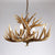 Artificial Antler Chandelier Rustic Resin Hanging Light with Exposed Bulb Design 4 Brown Clearhalo 'Ceiling Lights' 'Chandeliers' Lighting' options 2460968_65bc2663-fa51-4ac6-92a2-e32dae857469