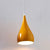 Teardrop Shaped Ceiling Pendant Macaron Metal 1 Light Dining Room Suspension Light Fixture Orange Clearhalo 'Ceiling Lights' 'Modern Pendants' 'Modern' 'Pendant Lights' 'Pendants' Lighting' 2461061