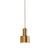 Postmodern Grenade Shaped Suspension Lamp Metal 1 Bulb Living Room Pendulum Light Brass Clearhalo 'Ceiling Lights' 'Modern Pendants' 'Modern' 'Pendant Lights' 'Pendants' Lighting' 2461073