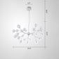 Minimalist Molecule Chandelier Double Glass Living Room Suspension Lighting Fixture Clearhalo 'Ceiling Lights' 'Chandeliers' 'Modern Chandeliers' 'Modern' Lighting' 2461169