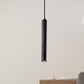 12"/21.5"H Tube Ceiling Pendant Light in Nordic Style Concrete1 Light Black/White/Yellow Hanging Ceiling Light Clearhalo 'Ceiling Lights' 'Industrial Pendants' 'Industrial' 'Middle Century Pendants' 'Pendant Lights' 'Pendants' 'Tiffany' Lighting' 246120