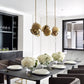 Rollover Quart-Sphere Pendant Lighting Postmodern Metal Single Restaurant Hanging Light Clearhalo 'Ceiling Lights' 'Modern Pendants' 'Modern' 'Pendant Lights' 'Pendants' Lighting' 2461820