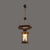 Nautical Style Lantern Chandelier Lamp Wooden Ceiling Pendant Light for Restaurant Wood Circle Clearhalo 'Carpenter Chandeliers' 'Ceiling Lights' 'Chandeliers' 'Industrial Chandeliers' 'Industrial' 'Middle Century Chandeliers' 'Modern' 'Tiffany' Lighting' 2461854