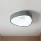 Nordic LED Flush Mount Acrylic Shaded Grey Triangle Ceiling Mounted Fixture in White/Warm/Natural Light Grey Clearhalo 'Ceiling Lights' 'Close To Ceiling Lights' 'Close to ceiling' 'Flush mount' Lighting' 246205