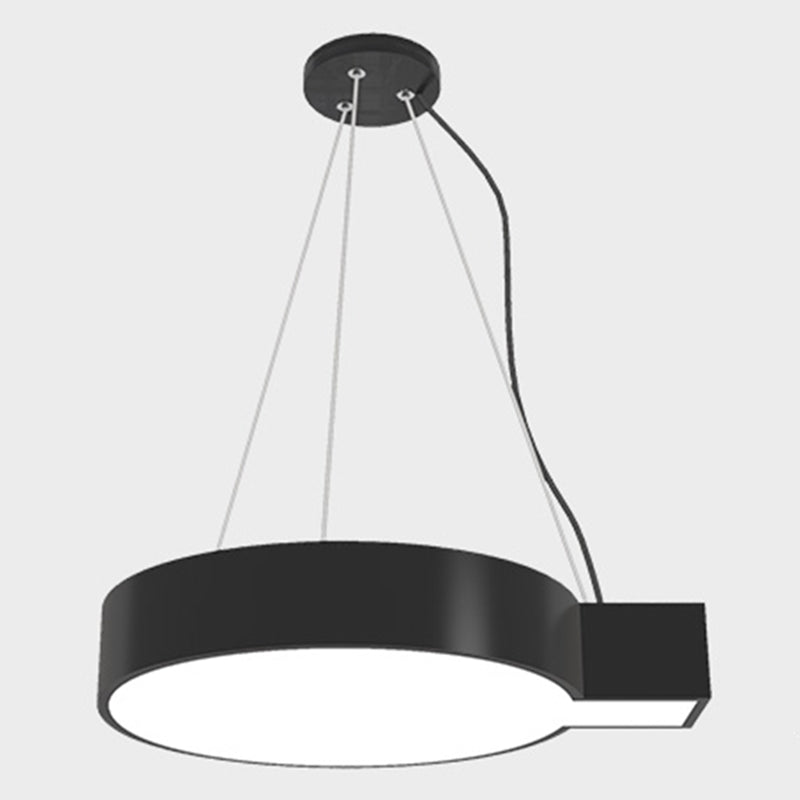 Molecular LED Hanging Lamp Modernism Metal Suspension Pendant Light for Gymnasium Black Not Hollow Clearhalo 'Ceiling Lights' 'Modern Pendants' 'Modern' 'Pendant Lights' 'Pendants' Lighting' 2462329