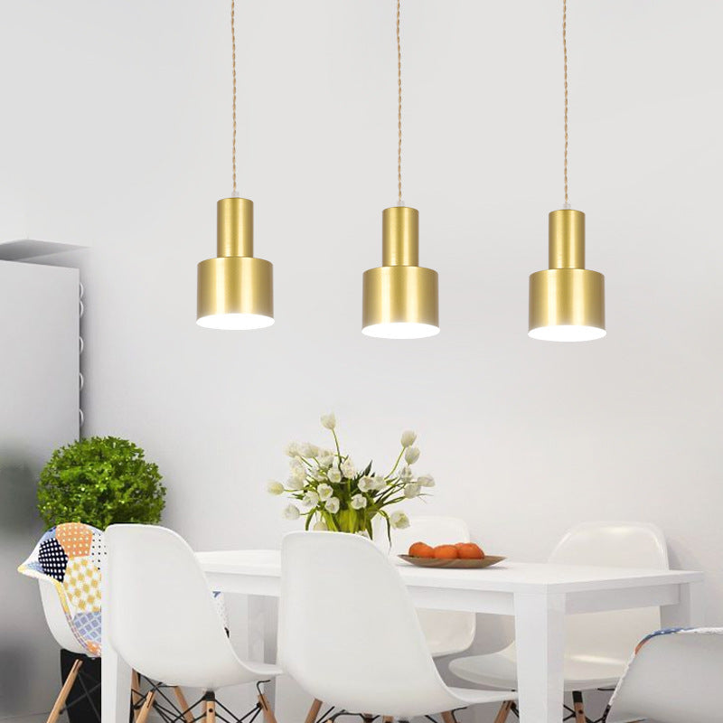 Gold Plated Grenade Suspension Light Postmodern 1-Light Metal Down Lighting Pendant 3 Gold Clearhalo 'Ceiling Lights' 'Modern Pendants' 'Modern' 'Pendant Lights' 'Pendants' Lighting' 2462341
