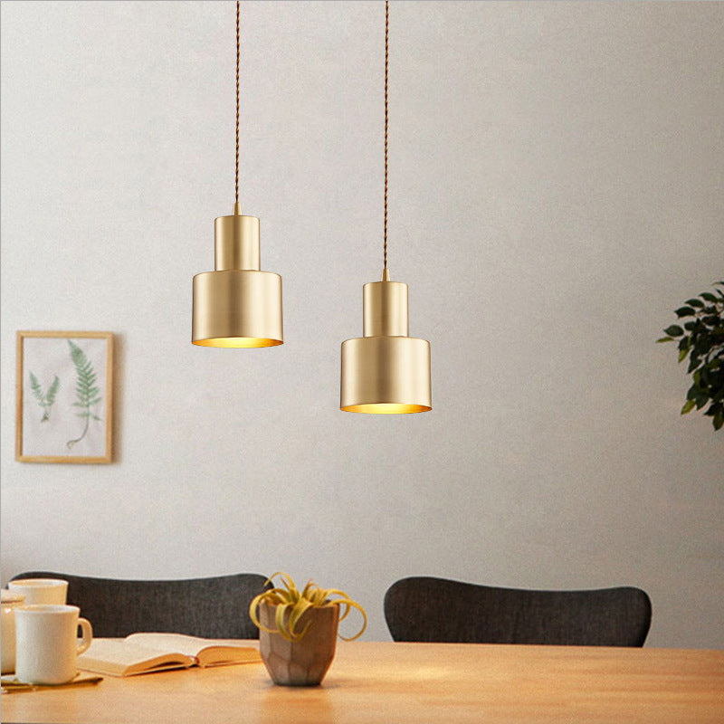 Gold Plated Grenade Suspension Light Postmodern 1-Light Metal Down Lighting Pendant Clearhalo 'Ceiling Lights' 'Modern Pendants' 'Modern' 'Pendant Lights' 'Pendants' Lighting' 2462344