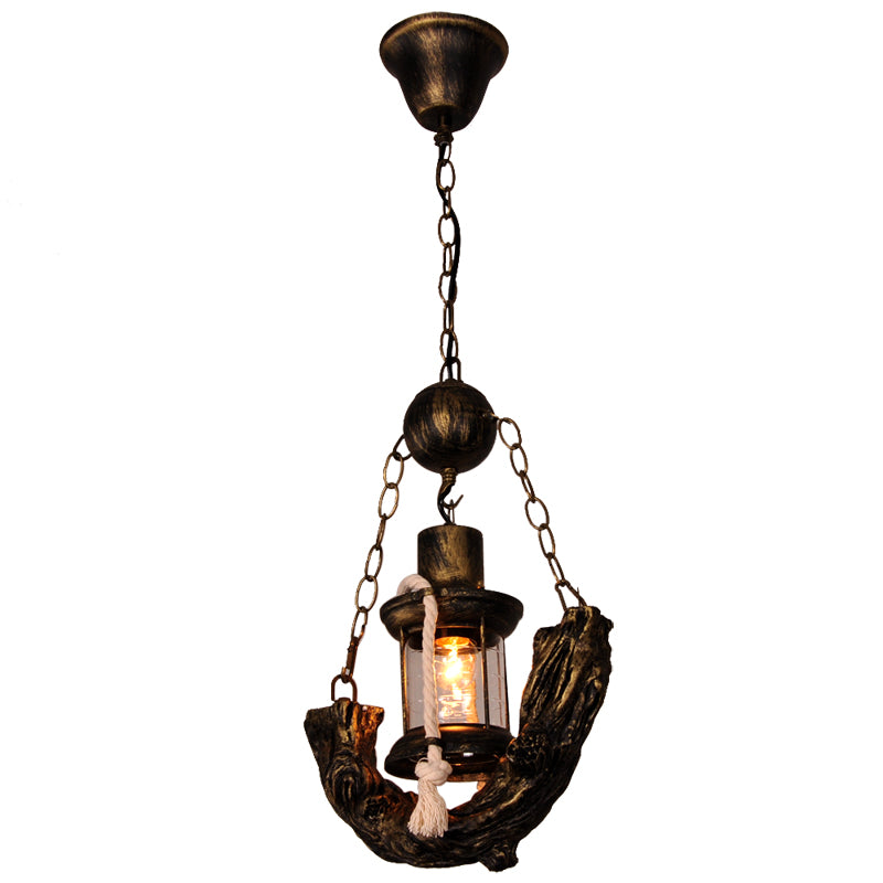 Sailboat Shaped Restaurant Suspension Lamp Nautical Metal 1-Light Bronze Finish Drop Pendant Clearhalo 'Art Deco Pendants' 'Cast Iron' 'Ceiling Lights' 'Ceramic' 'Crystal' 'Industrial Pendants' 'Industrial' 'Metal' 'Middle Century Pendants' 'Pendant Lights' 'Pendants' 'Tiffany' Lighting' 2462576