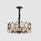 Beveled Cut Crystal Bead Hanging Lamp Postmodern Style Chandelier Pendant Light for Living Room Clearhalo 'Ceiling Lights' 'Chandeliers' Lighting' options 2462955