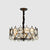 Beveled Cut Crystal Bead Hanging Lamp Postmodern Style Chandelier Pendant Light for Living Room Black 19.5" Clearhalo 'Ceiling Lights' 'Chandeliers' Lighting' options 2462955_5d6714d1-e7b8-4c42-b7a8-77ac8d3c5896
