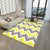 Nordic Geometric Printed Rug Multicolored Polypropylene Area Carpet Anti-Slip Backing Pet Friendly Indoor Rug for Living Room Yellow Clearhalo 'Area Rug' 'Modern' 'Rugs' Rug' 2463238
