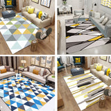 Nordic Geometric Printed Rug Multicolored Polypropylene Area Carpet Anti-Slip Backing Pet Friendly Indoor Rug for Living Room Clearhalo 'Area Rug' 'Modern' 'Rugs' Rug' 2463245