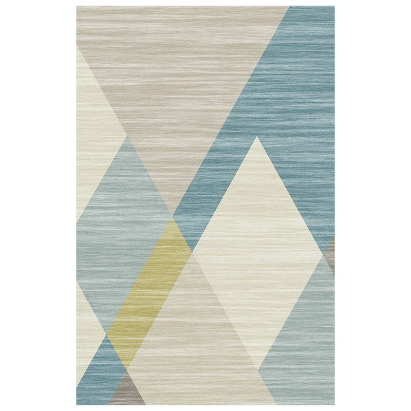 Comfort Geometric Printed Rug Multicolored Polyster Area Carpet Anti-Slip Backing Stain-Resistant Indoor Rug for Living Room Clearhalo 'Area Rug' 'Modern' 'Rugs' Rug' 2463302