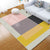 Modern Geometric Print Rug Multicolored Polyster Area Carpet Non-Slip Machine Washable Area Rug for Bedroom Yellow Clearhalo 'Area Rug' 'Modern' 'Rugs' Rug' 2463395